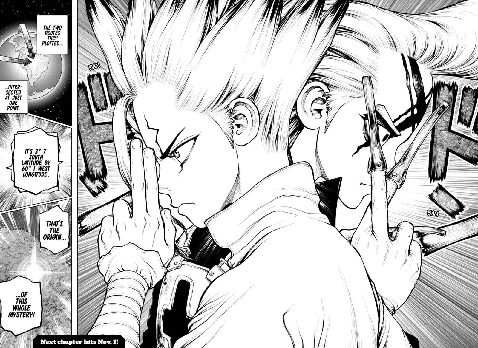 Dr. STONE manga, chapter 171, page 18 of 18