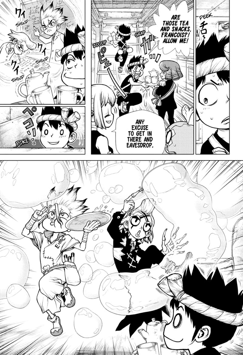 Dr. STONE manga, chapter 171, page 5 of 18