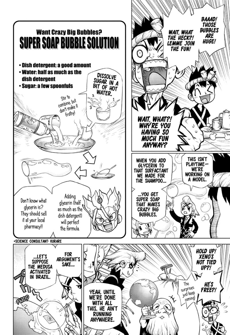 Dr. STONE manga, chapter 171, page 6 of 18