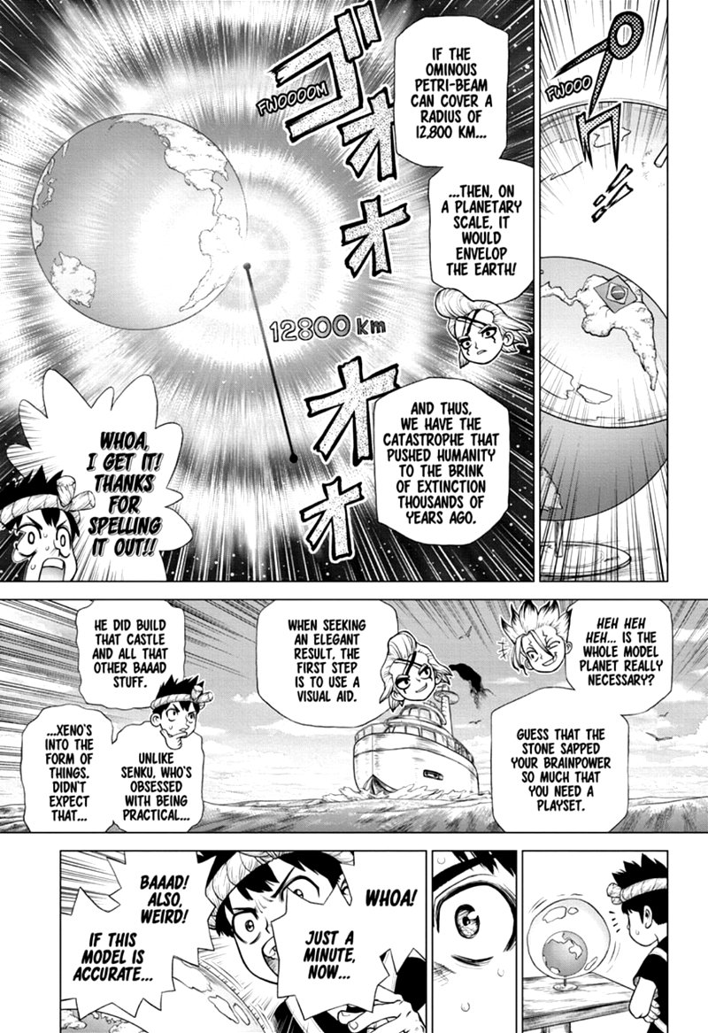 Dr. STONE manga, chapter 171, page 7 of 18