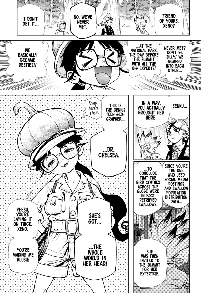 Dr. Stone Chapter 172 page 15 - Chapter 172: Marked with an X of Wisdom