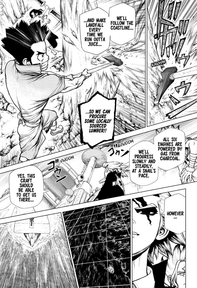 Dr. Stone Chapter 172 page 5 - Chapter 172: Marked with an X of Wisdom