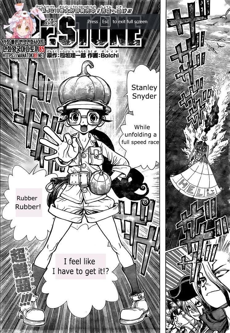 Dr. Stone Chapter 174 page 1 - Chapter 174: The Specter of the Panama Canal