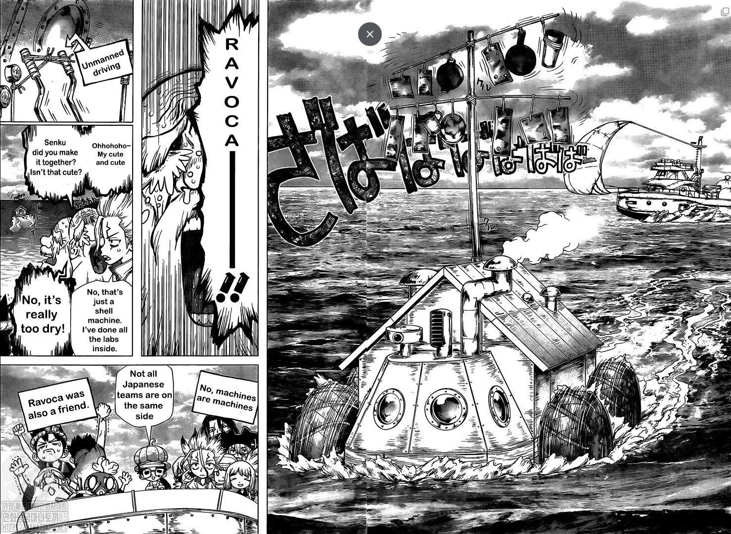 Dr. Stone Chapter 174 page 8 - Chapter 174: The Specter of the Panama Canal