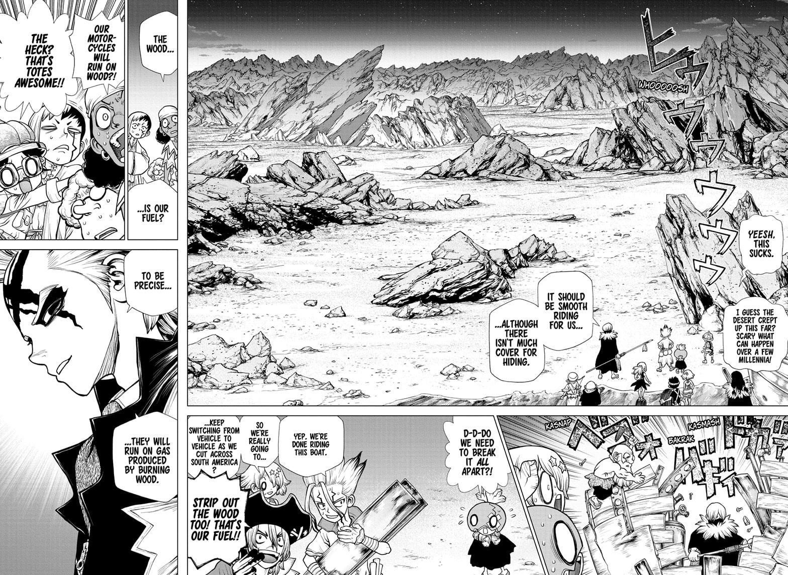 Dr. Stone Chapter 175 page 10 - Chapter 175: Ultra Race Across South America