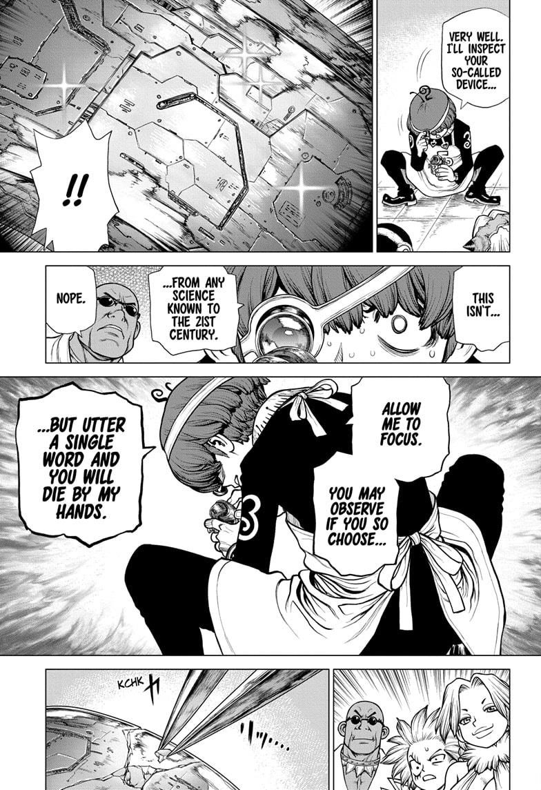 Dr. Stone Chapter 177 page 13 - Chapter 177: Medusa Mechanism