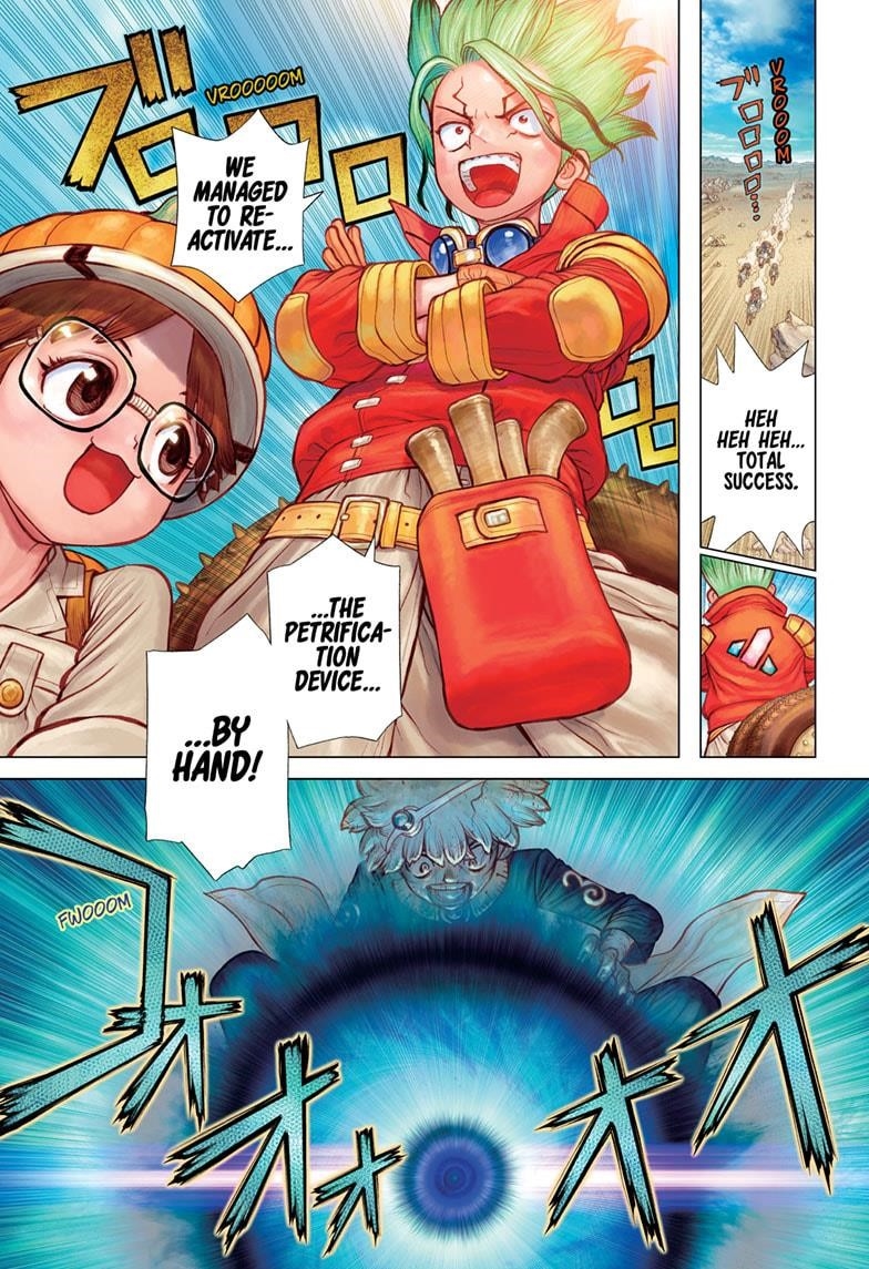 Dr. Stone Chapter 178 page 1 - Chapter 178: Science Scales Mountains