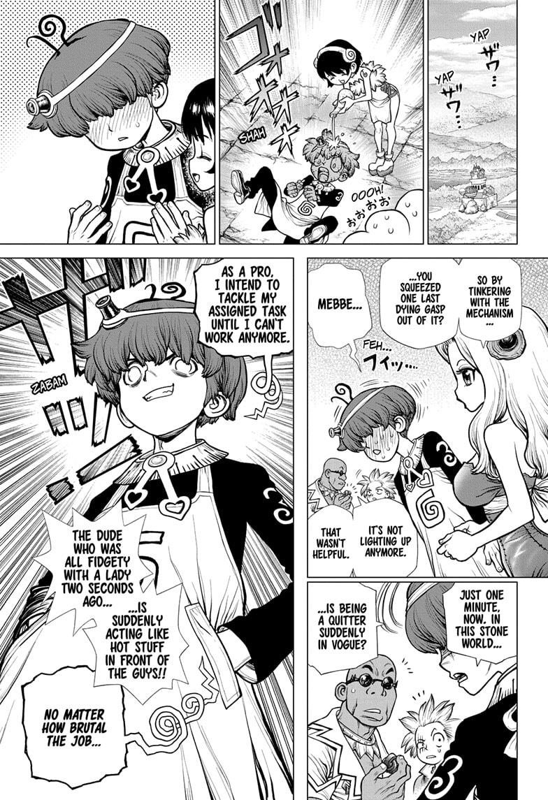 Dr. Stone Chapter 178 page 3 - Chapter 178: Science Scales Mountains
