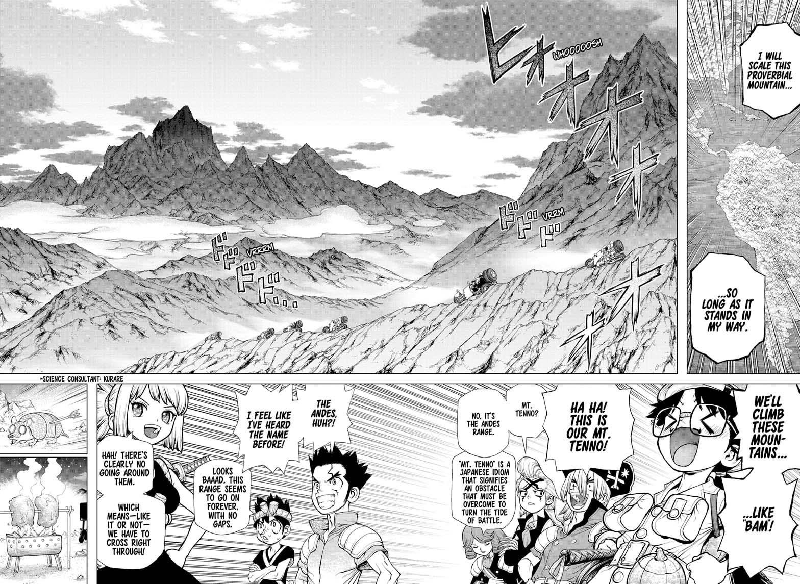 Dr. Stone Chapter 178 page 4 - Chapter 178: Science Scales Mountains