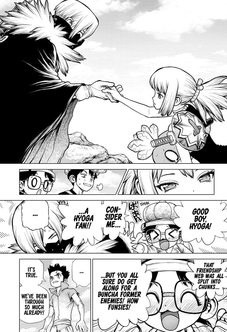 Dr. Stone Chapter 179 page 14 - Chapter 179: Bonds on the High-Wire