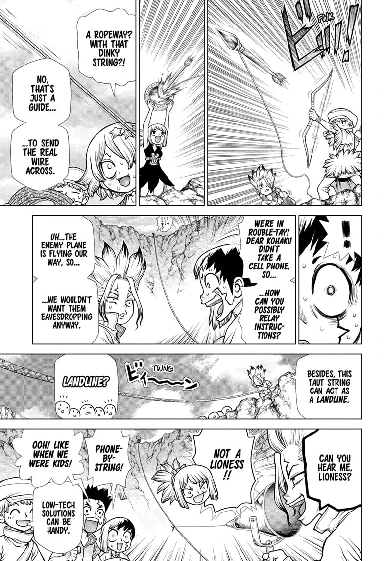 Dr. Stone Chapter 179 page 3 - Chapter 179: Bonds on the High-Wire