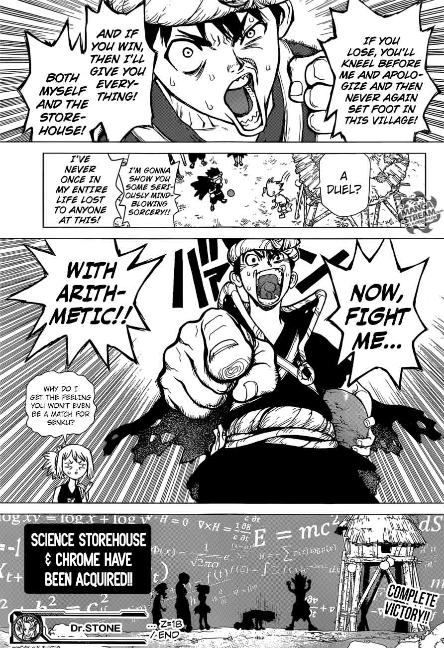 Dr. Stone Chapter 18 page 18 - Chapter 18: Sorcery Showdown
