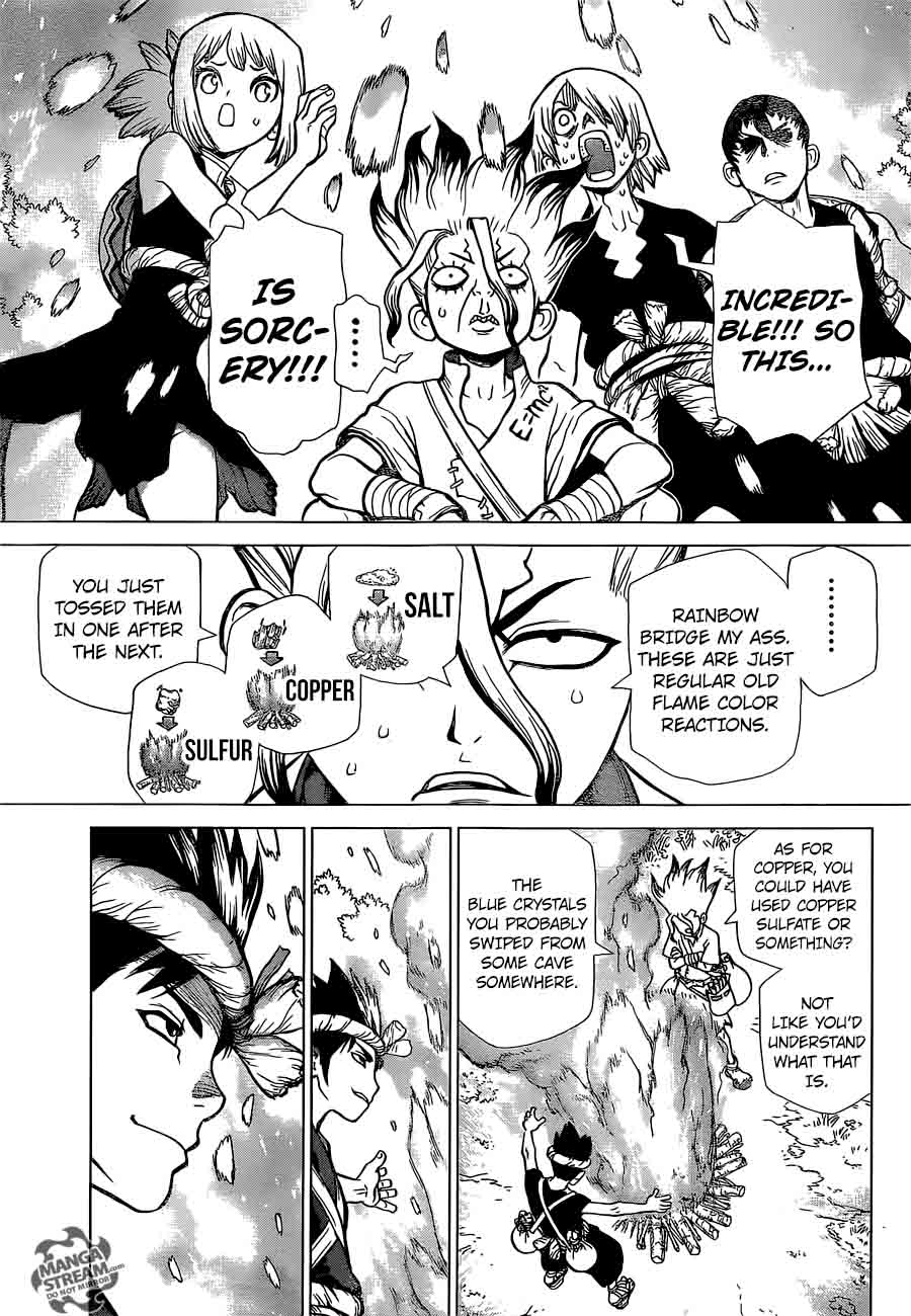 Dr. Stone Chapter 18 page 8 - Chapter 18: Sorcery Showdown