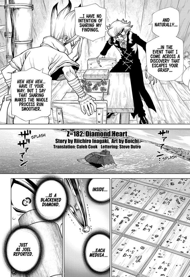 Dr. Stone Chapter 182 page 3 - Chapter 182: Diamond Heart