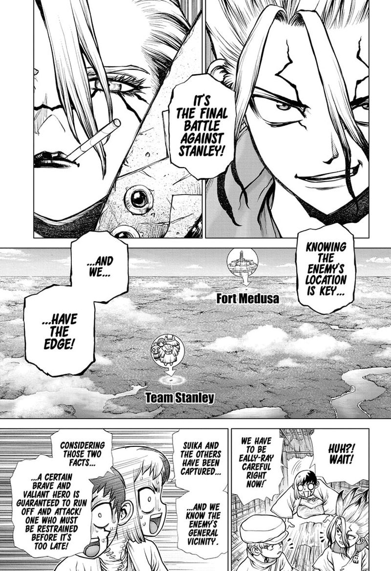 Dr. Stone Chapter 187 page 1 - Chapter 187: Cyber Guerilla