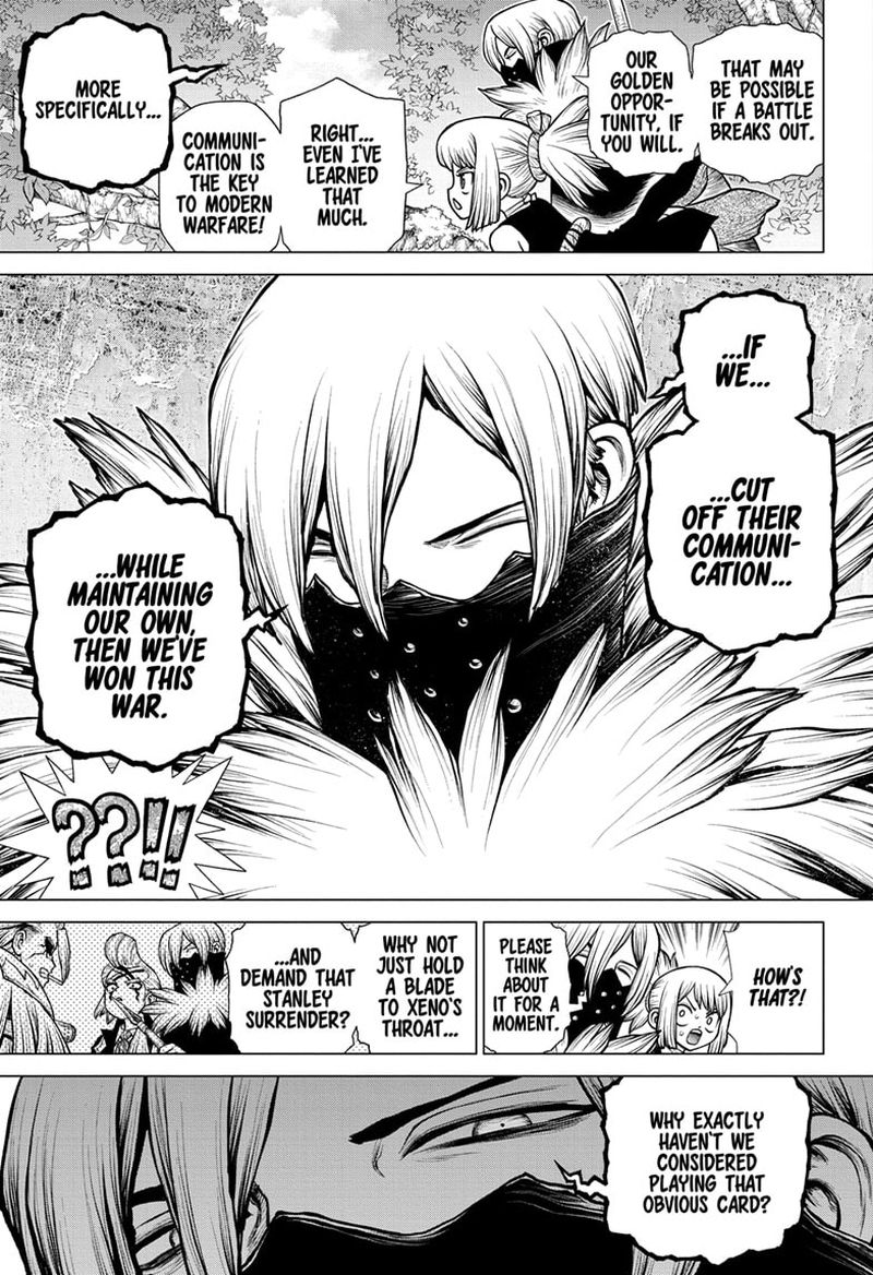 Dr. Stone Chapter 187 page 10 - Chapter 187: Cyber Guerilla