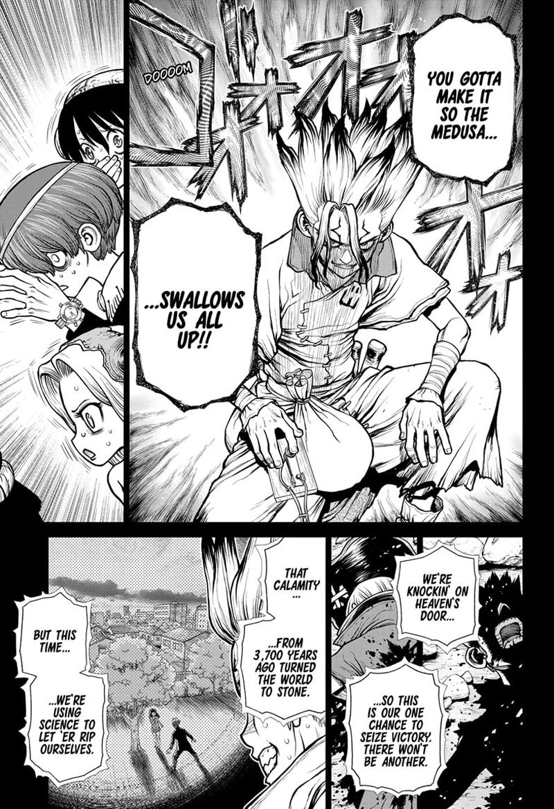 Dr. Stone Chapter 191 page 3 - Chapter 191: Divine Scream, Down to Earth