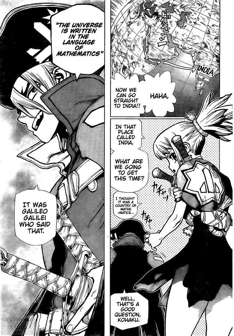 Dr. Stone Chapter 204 page 3 - Chapter 204: The Universe is Written in the Language of Mathematics