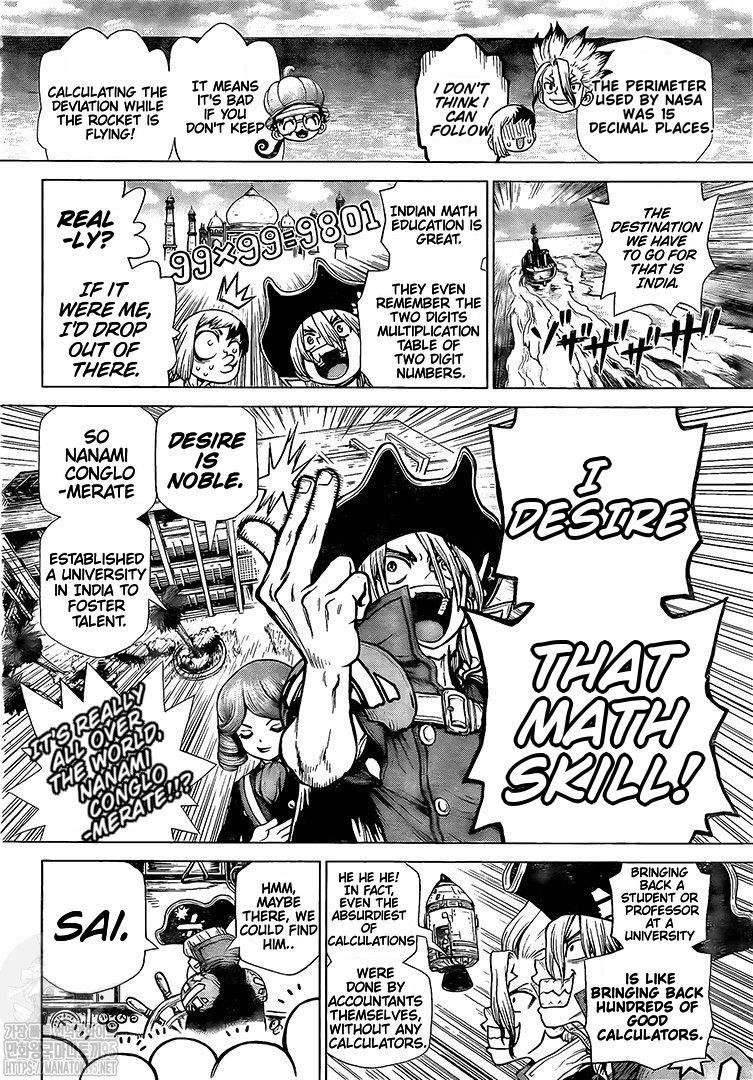 Dr. Stone Chapter 204 page 6 - Chapter 204: The Universe is Written in the Language of Mathematics