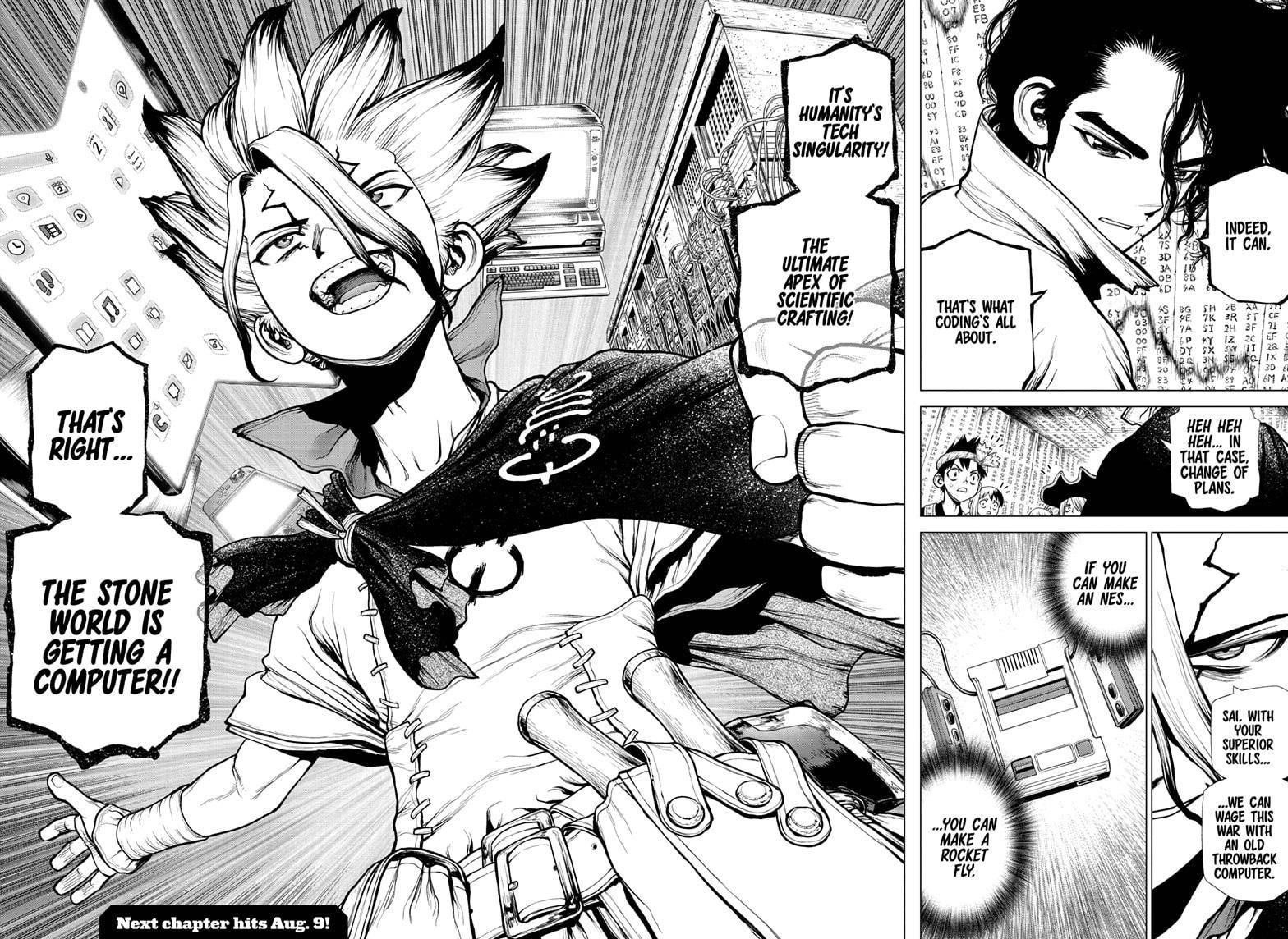 Dr. Stone Chapter 205 page 15 - Chapter 205: Universe of Zeroes and Ones