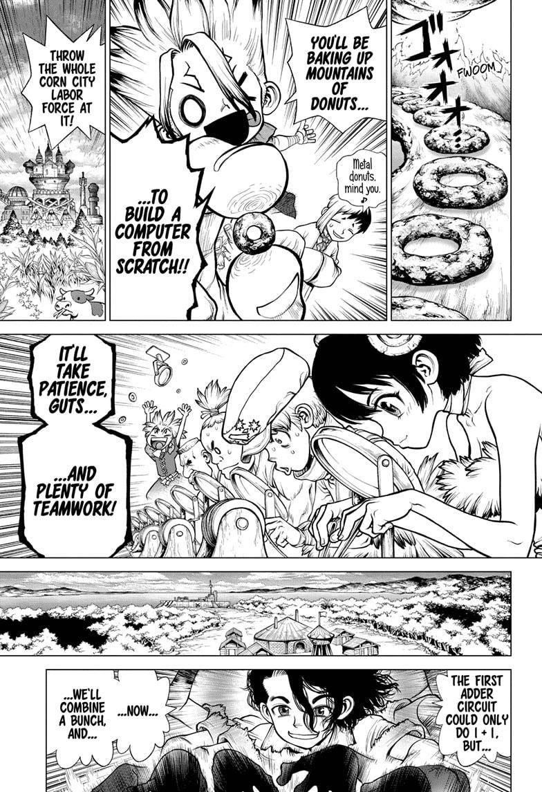 Dr. Stone Chapter 207 page 1 - Chapter 207: Linking the Circuit Diagram