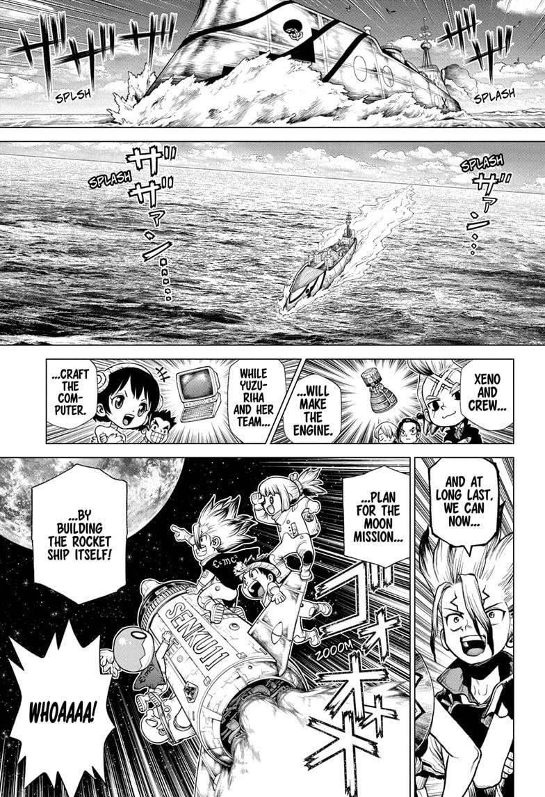 Dr. Stone Chapter 209 page 1 - Chapter 209: The Rocket's Hard Truth