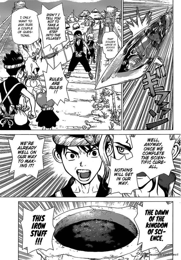 Dr. Stone Chapter 21 page 11 - Chapter 21: Dawn of Iron