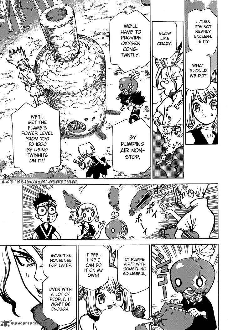 Dr. Stone Chapter 21 page 13 - Chapter 21: Dawn of Iron