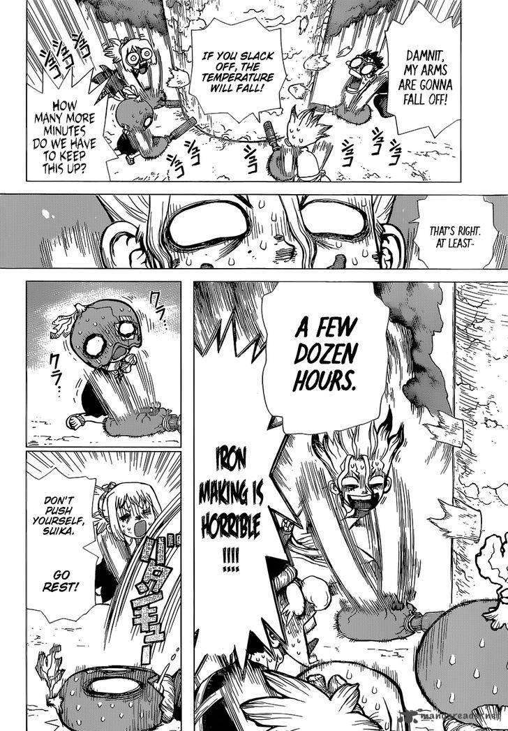 Dr. Stone Chapter 21 page 15 - Chapter 21: Dawn of Iron