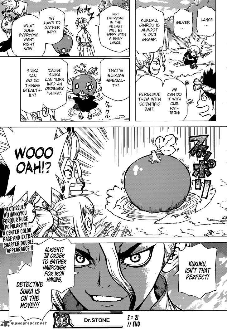 Dr. Stone Chapter 21 page 18 - Chapter 21: Dawn of Iron