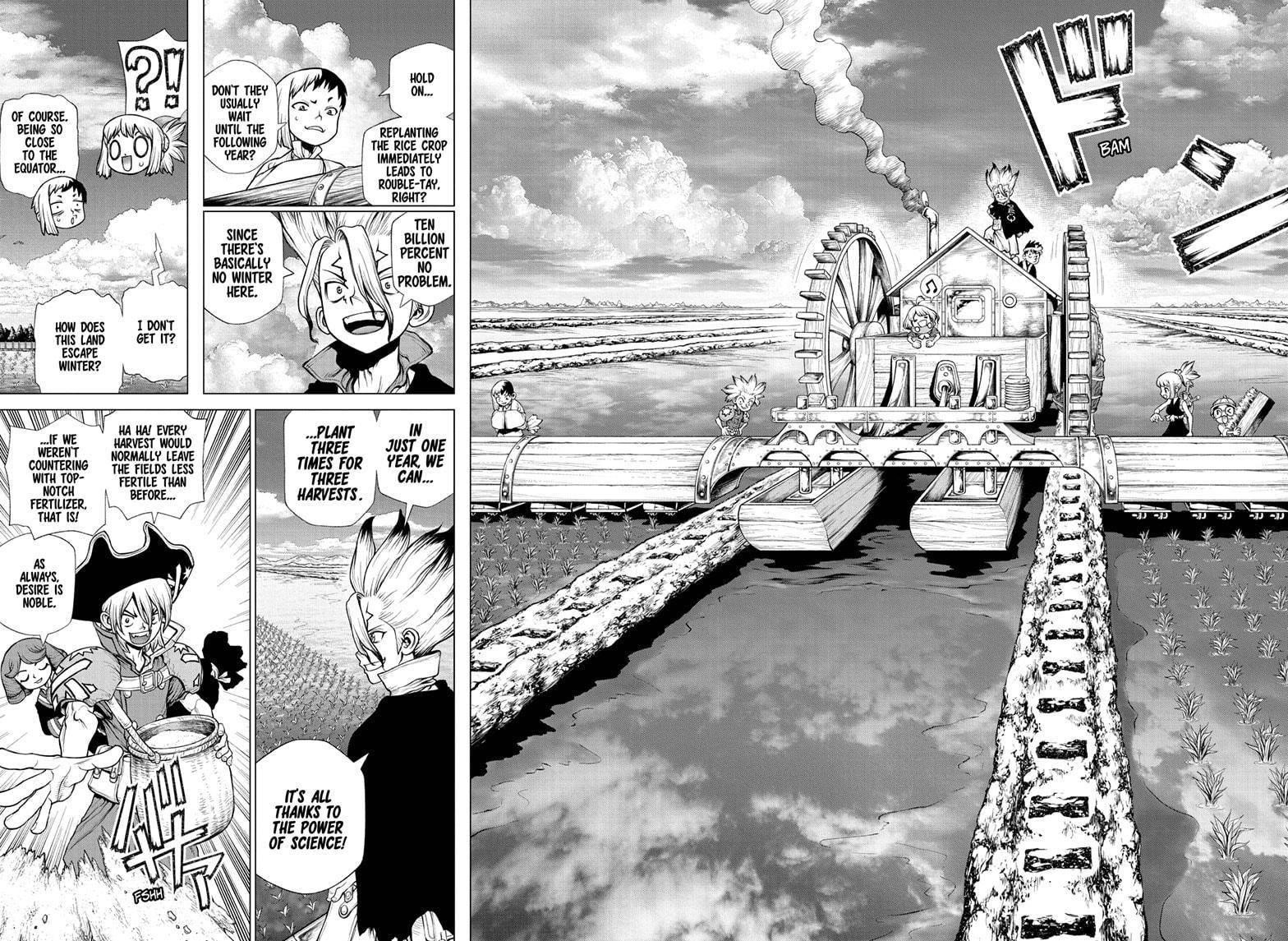 Dr. Stone Chapter 211 page 10 - Chapter 211: World Tour for Resources