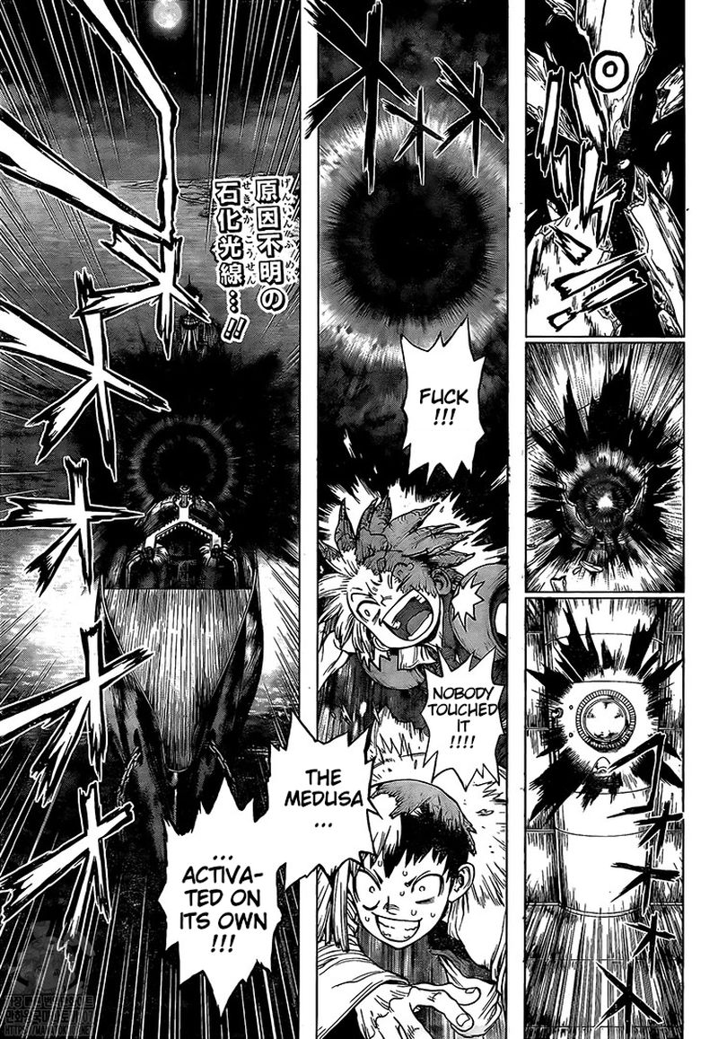 Dr. Stone Chapter 214 page 1 - Chapter 214: Stone World's Earth Defense Force