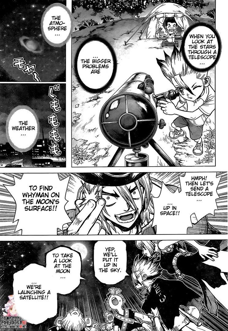 Dr. Stone Chapter 215 page 1 - Chapter 215: Long, Long Road