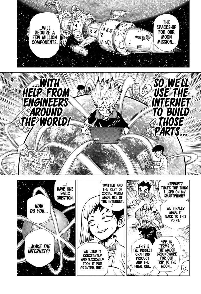 Dr. Stone Chapter 218 page 1 - Chapter 218: WWW