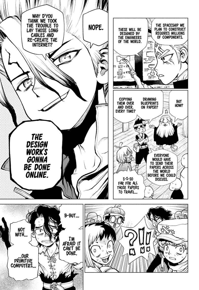 Dr. Stone Chapter 218 page 13 - Chapter 218: WWW