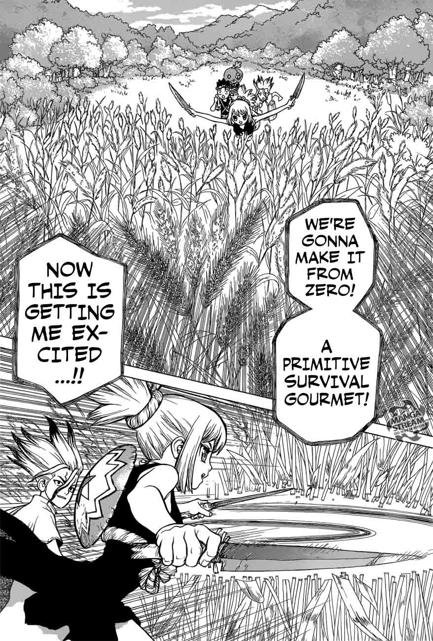 Dr. Stone Chapter 22 page 10 - Chapter 22: Survival Gourmet