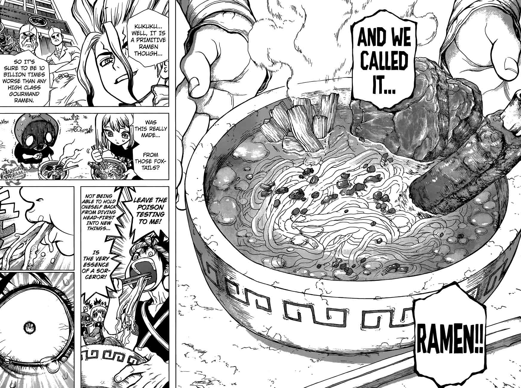 Dr. Stone Chapter 22 page 16 - Chapter 22: Survival Gourmet