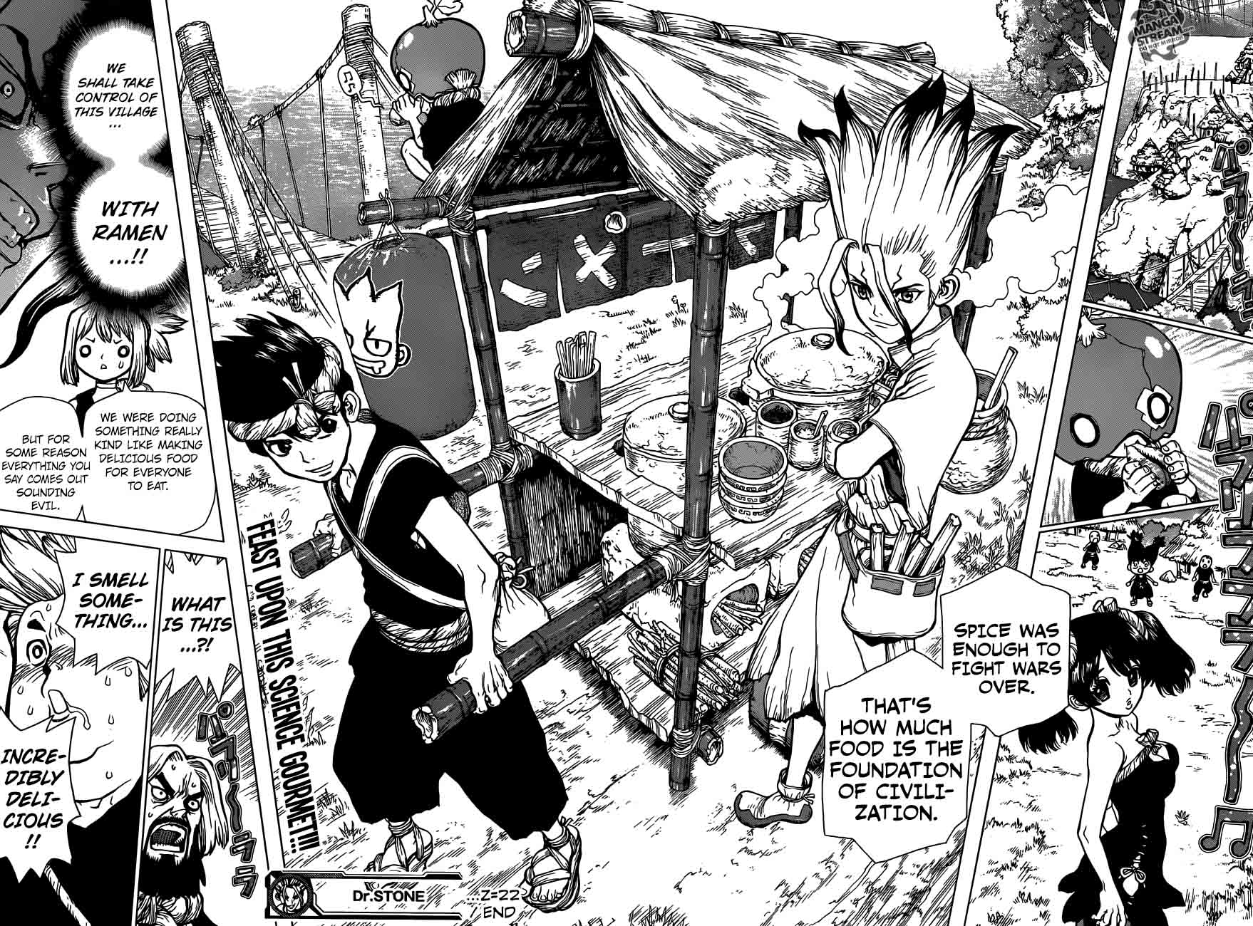 Dr. Stone Chapter 22 page 19 - Chapter 22: Survival Gourmet