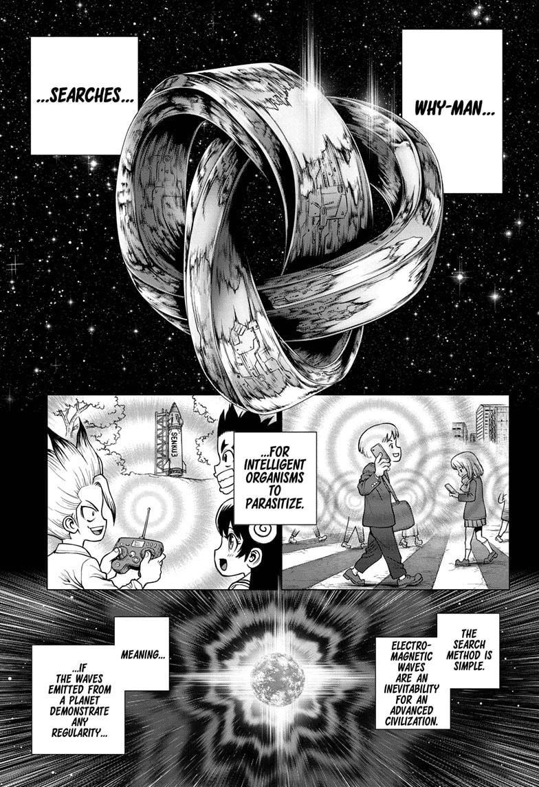 Dr. Stone Chapter 229 page 1 - Chapter 229: Why-Man