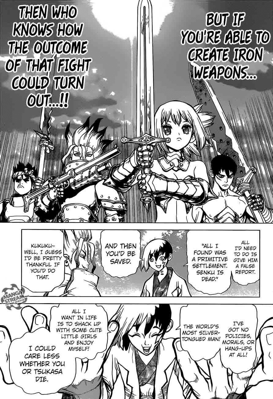 Dr. Stone Chapter 23 page 16 - Chapter 23: The Smooth Talker