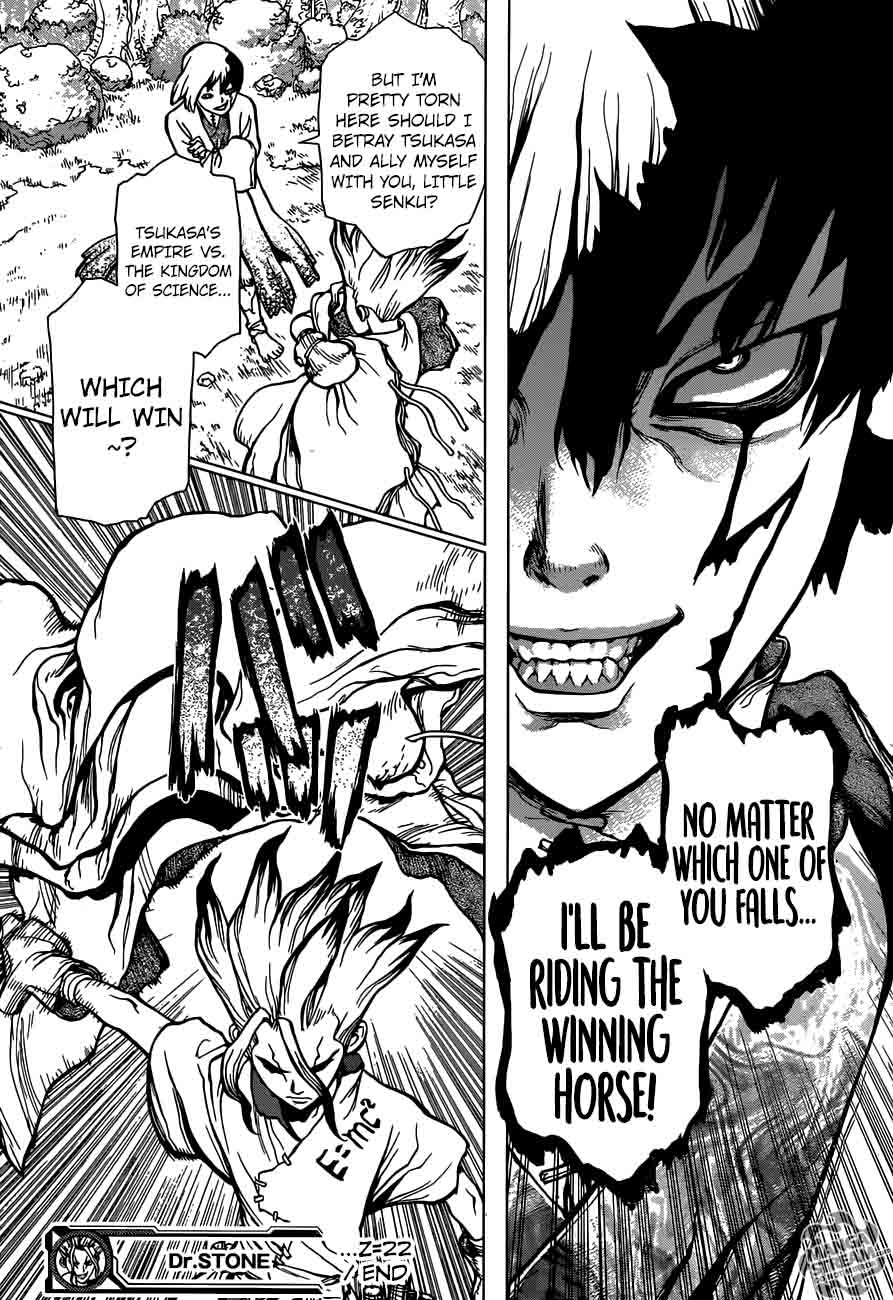Dr. Stone Chapter 23 page 17 - Chapter 23: The Smooth Talker
