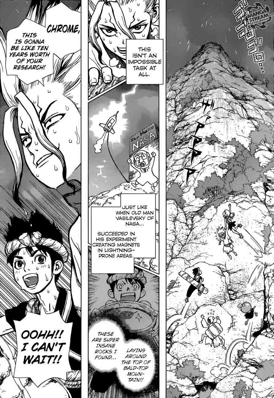 Dr. Stone Chapter 24 page 14 - Chapter 24: Lightning Speed!!