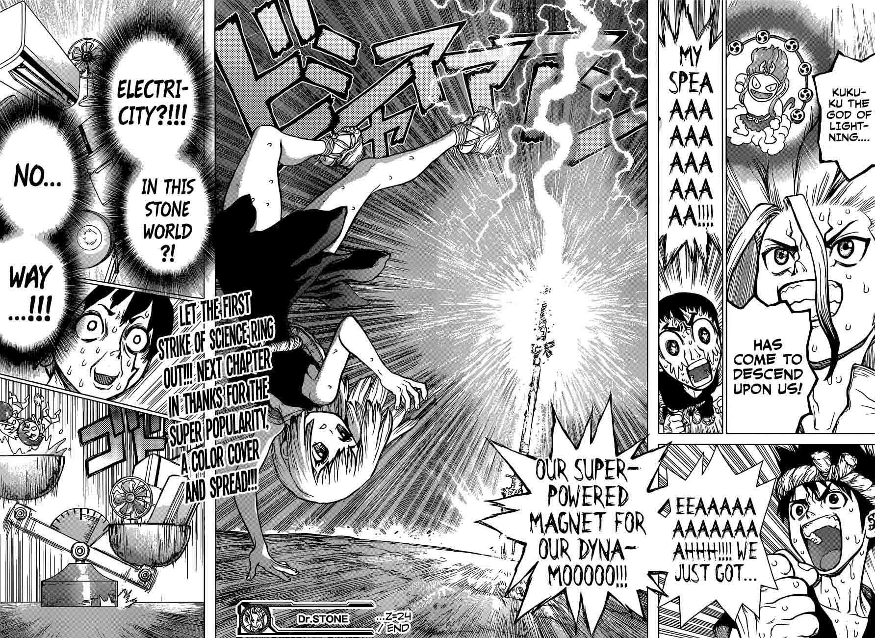 Dr. Stone Chapter 24 page 18 - Chapter 24: Lightning Speed!!