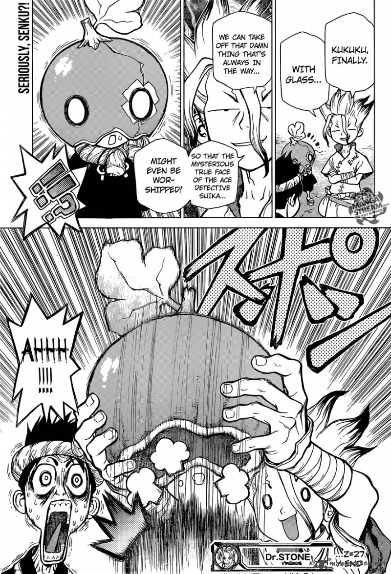 Dr. Stone Chapter 27 page 18 - Chapter 27: A Certain Scientist's Wish