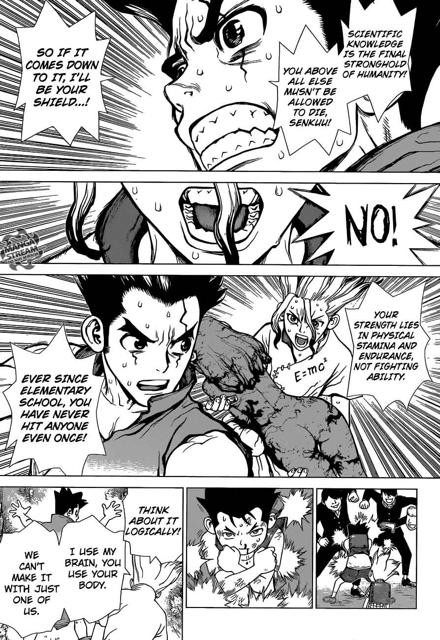 Dr. Stone Chapter 3 page 11 - Chapter 3: King of The Stone World