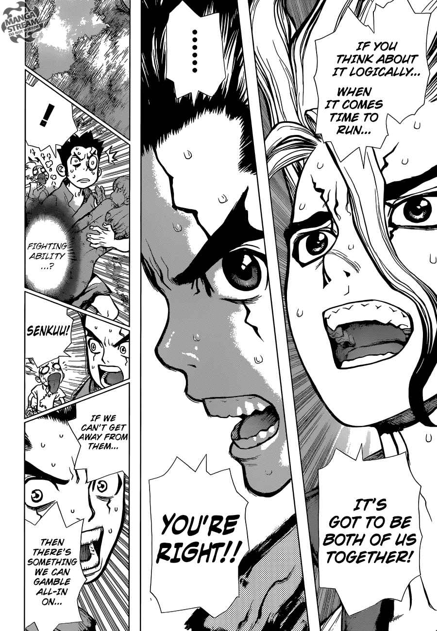Dr. Stone Chapter 3 page 12 - Chapter 3: King of The Stone World
