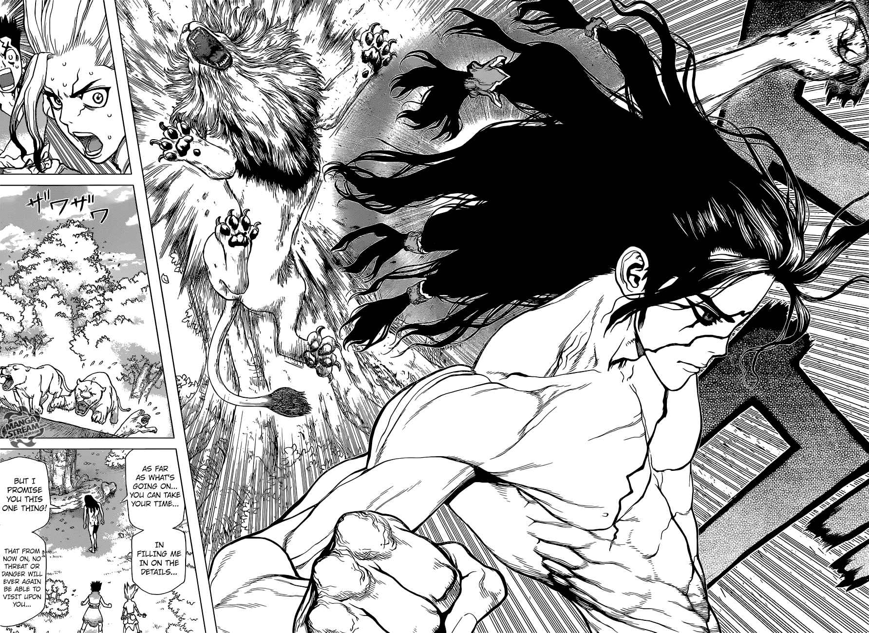 Dr. Stone Chapter 3 page 18 - Chapter 3: King of The Stone World