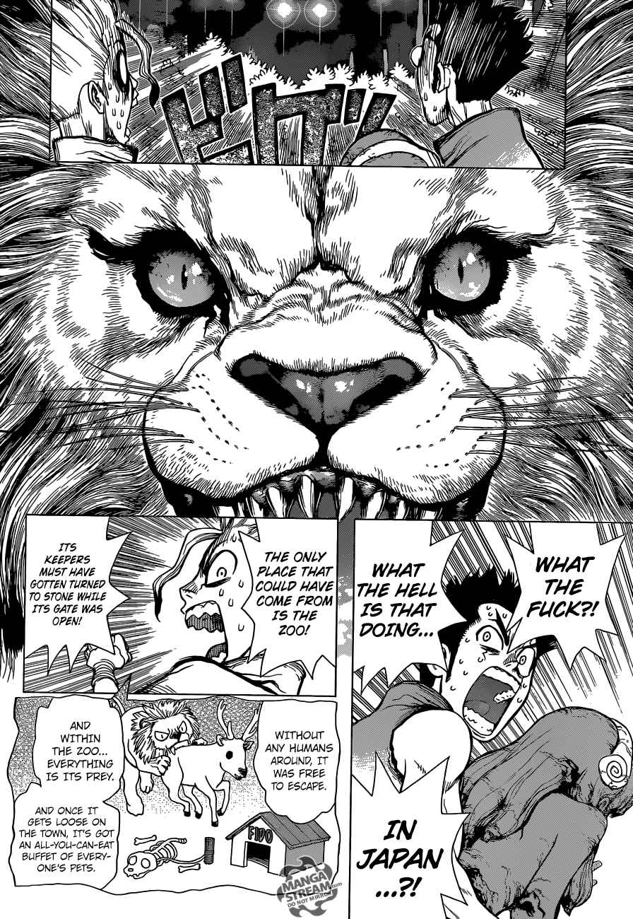 Dr. Stone Chapter 3 page 6 - Chapter 3: King of The Stone World