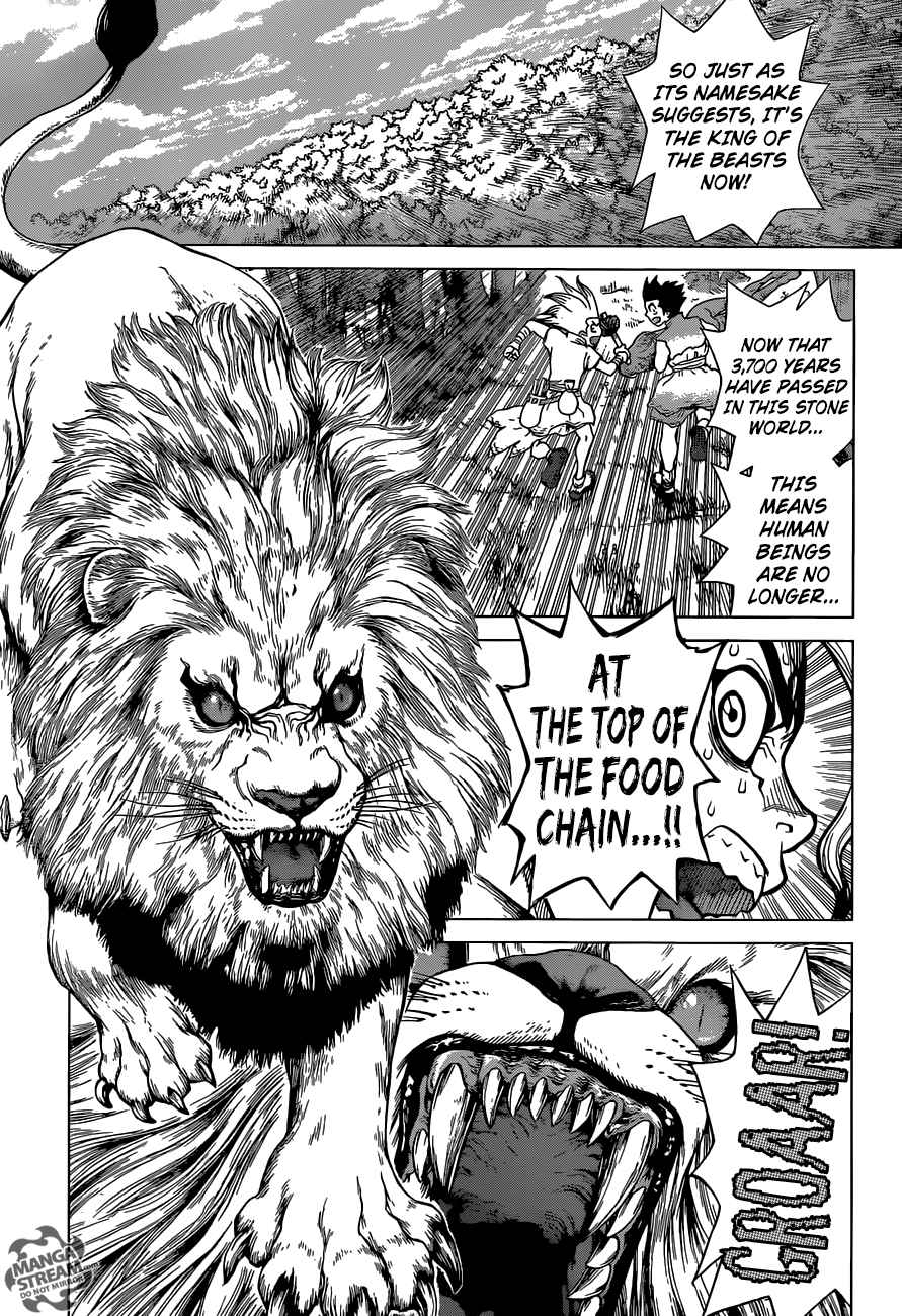 Dr. Stone Chapter 3 page 7 - Chapter 3: King of The Stone World