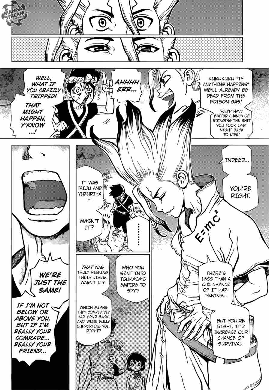Dr. Stone Chapter 31 page 12 - Chapter 31: Friends Have Each Other's Backs